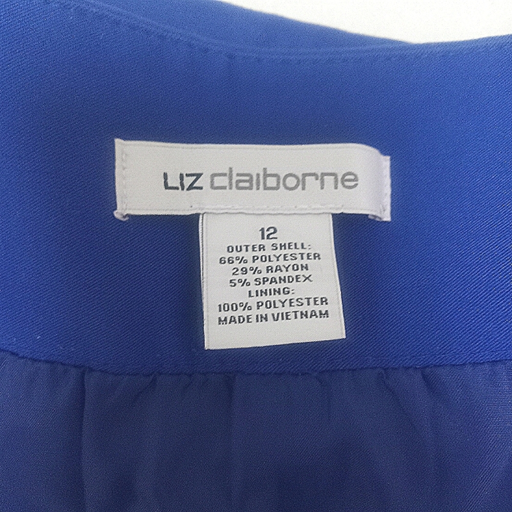Liz Claiborne Royal Blue Pencil Skirt - Picture 8 of 8
